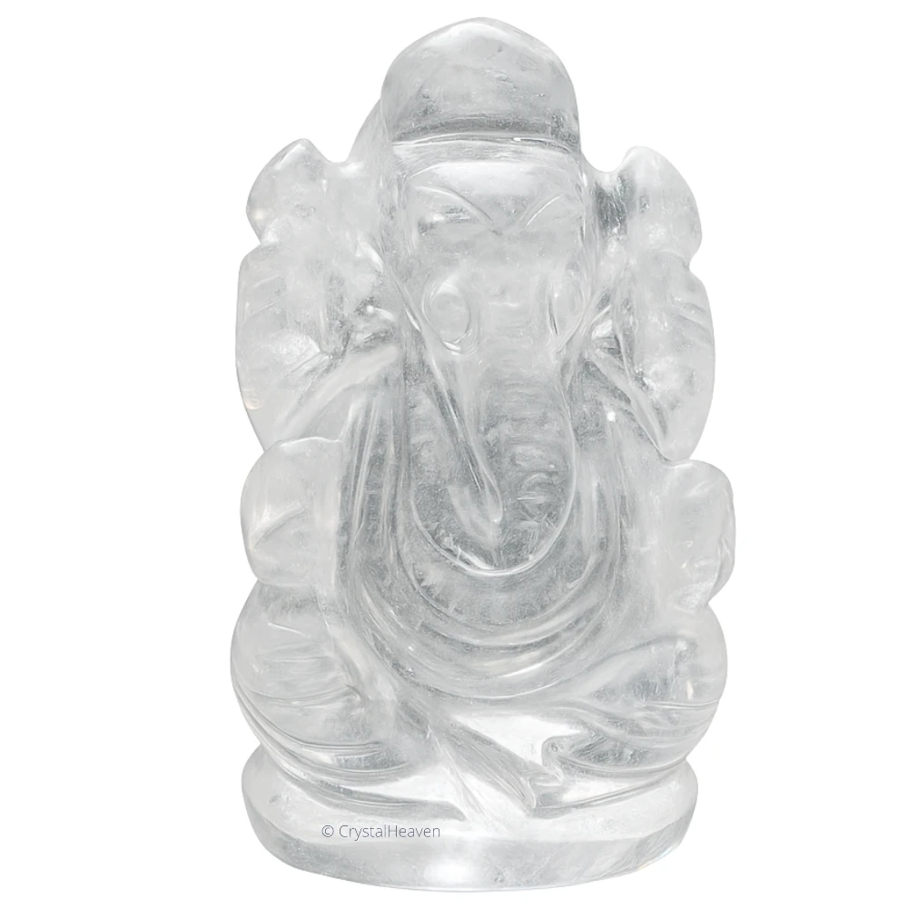 Clear Quartz Crystal Ganesh Ganpati