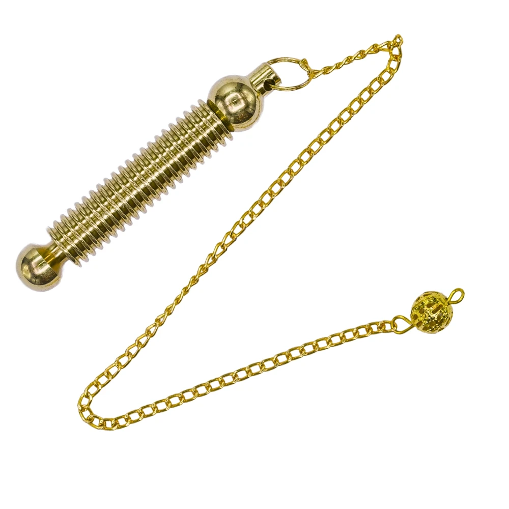 Metal Brass Pendulum - 22 ISIS ring gold (MP115)