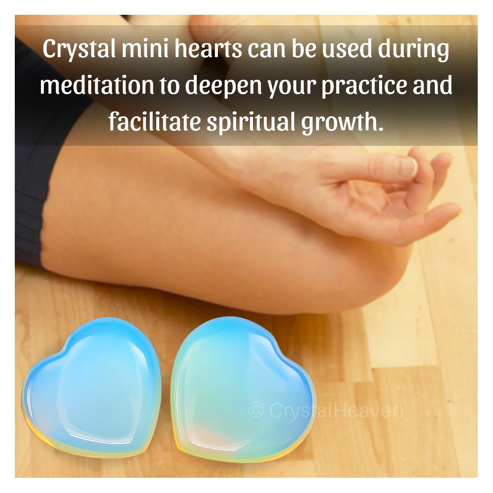 Opalite Mini Heart (Pack of 2)