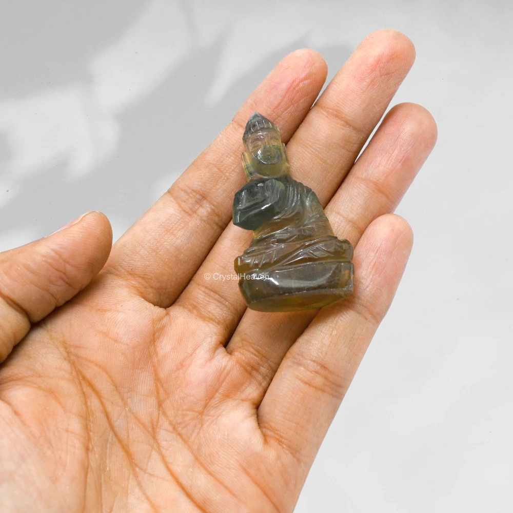 Fluorite Buddha Statue