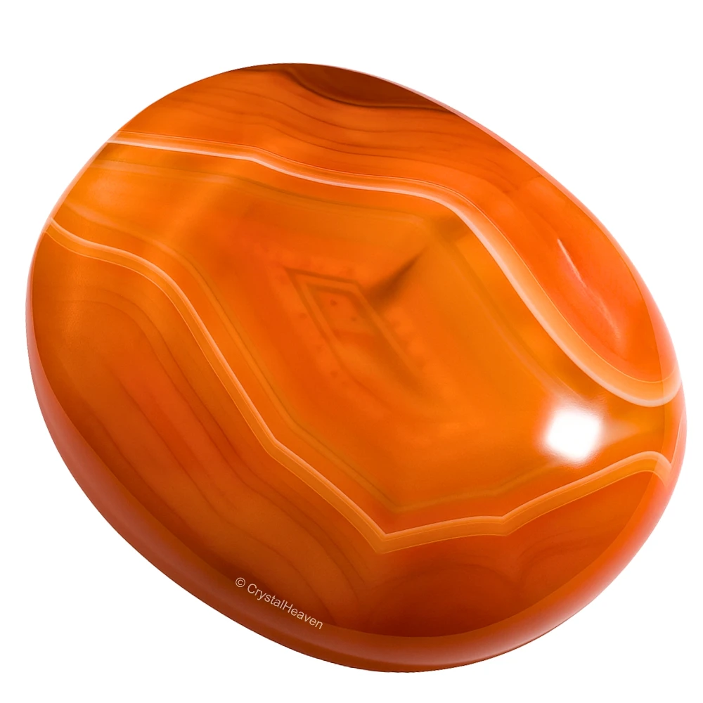 Carnelian Palm Stone