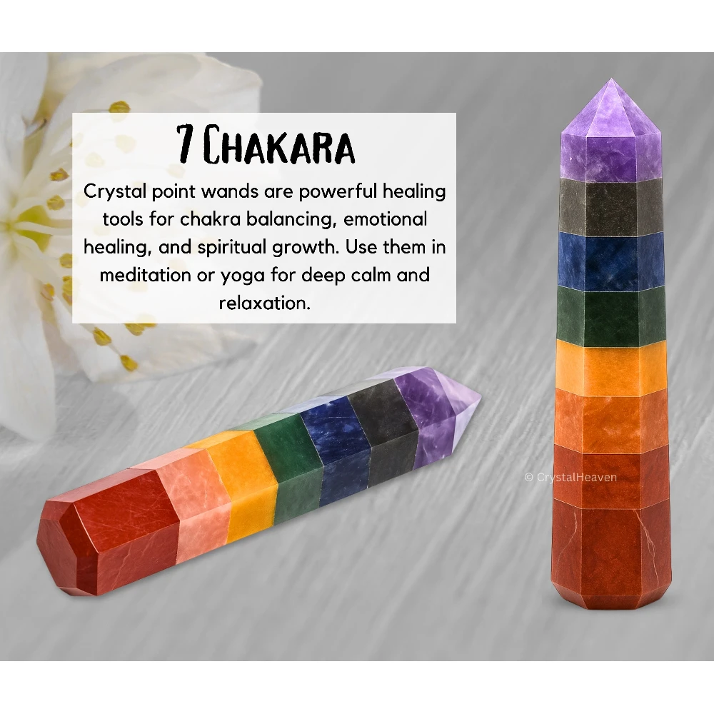 7 Chakra Tower (2" to 3" inch)