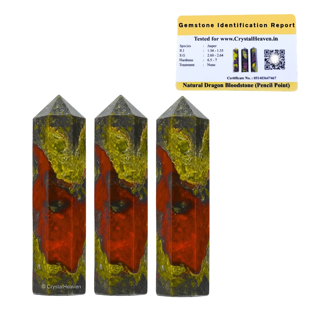 Dragon Bloodstone Pencil Points (Set of 50)