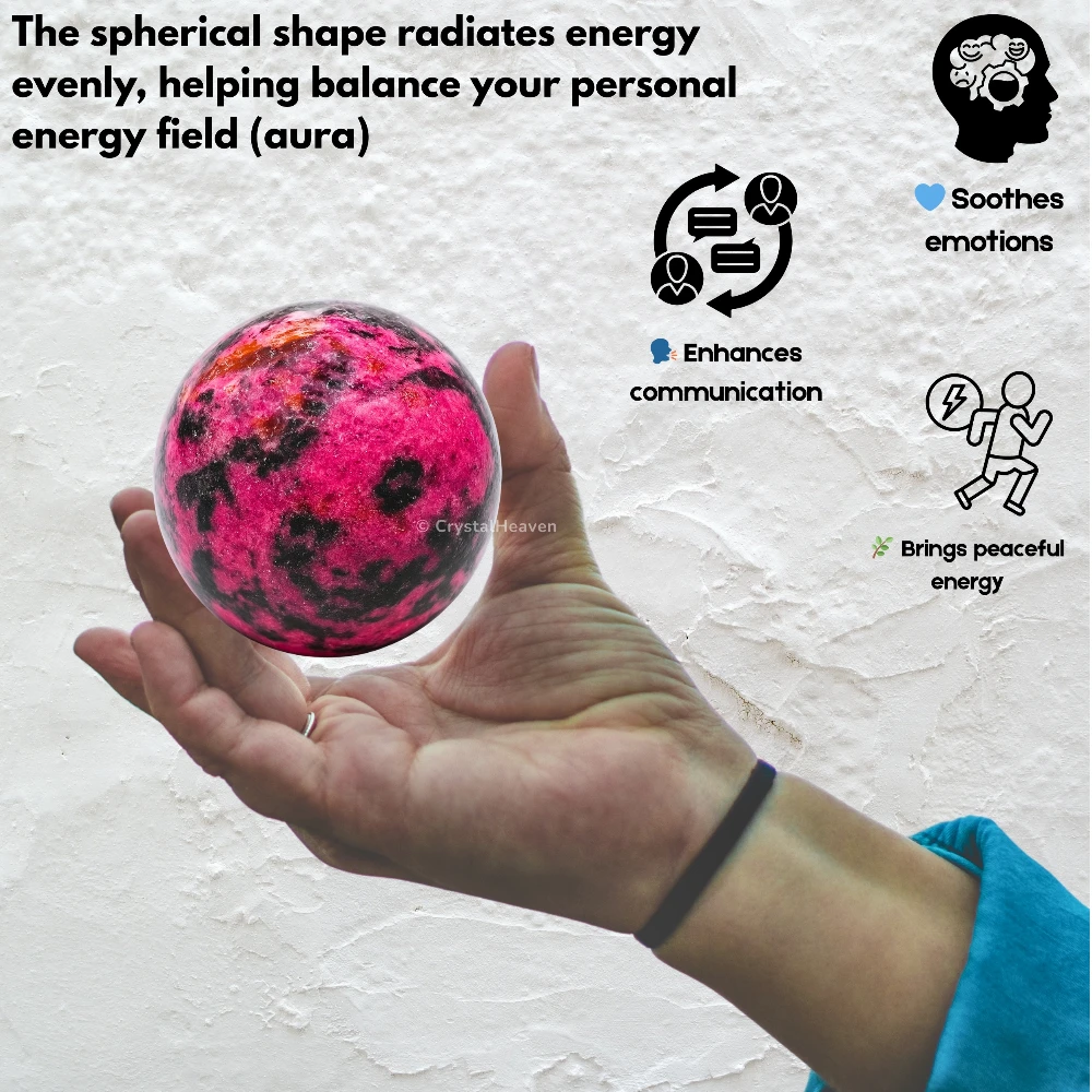 Rhodonite Sphere (2 Inch)