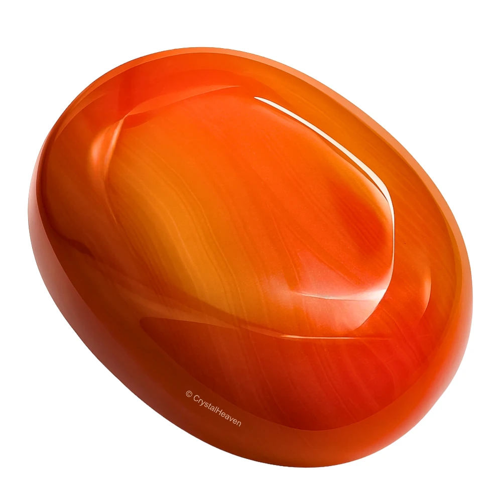 Red Onyx Palm Stone