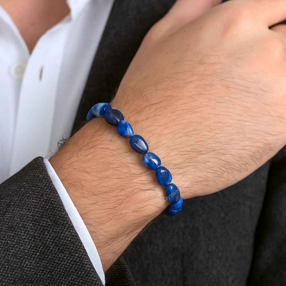 Sodalite Tumbled Bracelet (Elastic)