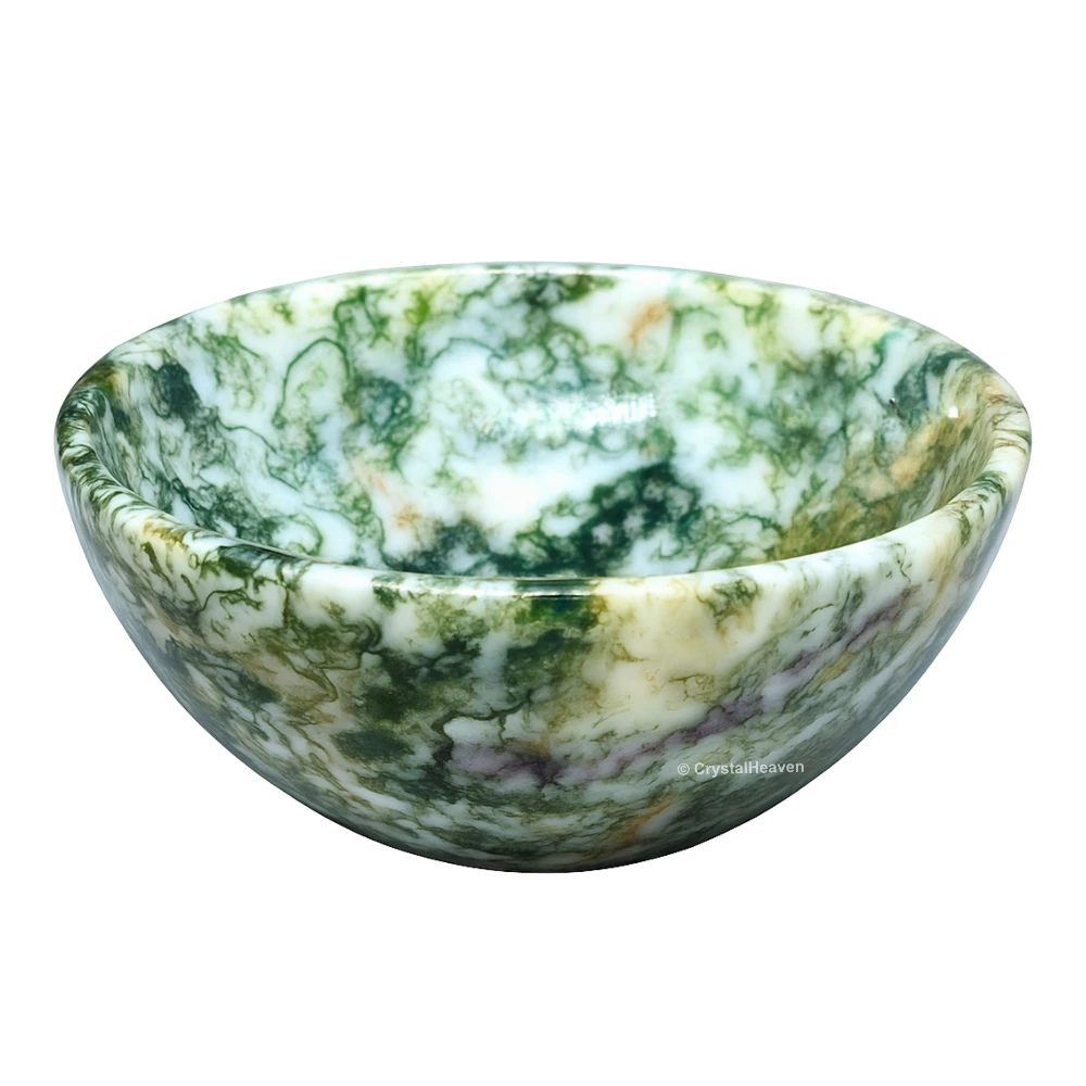 Tree Agate Crystal Bowl - 2 Inch