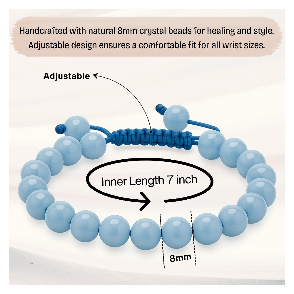 Angelite Bracelet (Adjustable)