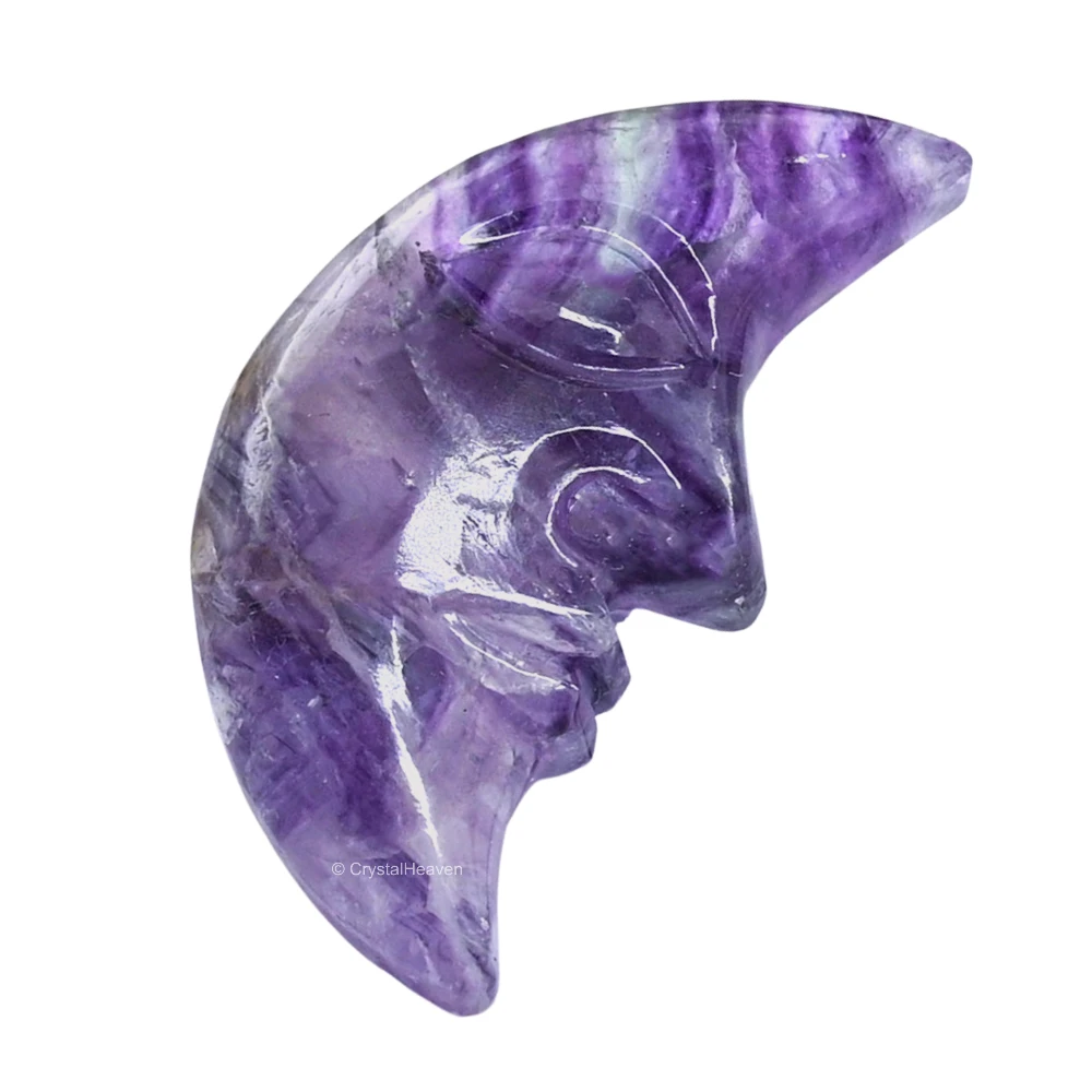Amethyst Crescent Moon
