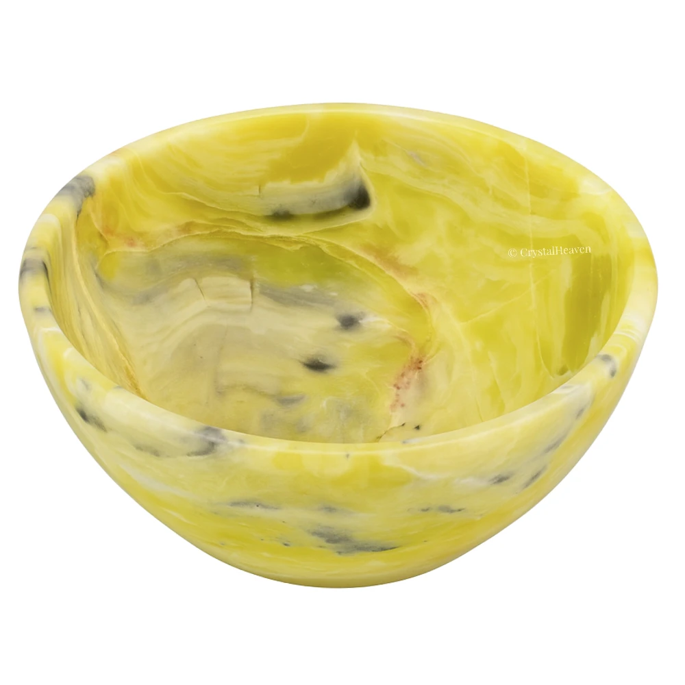Serpentine Crystal Bowl - 3 Inch