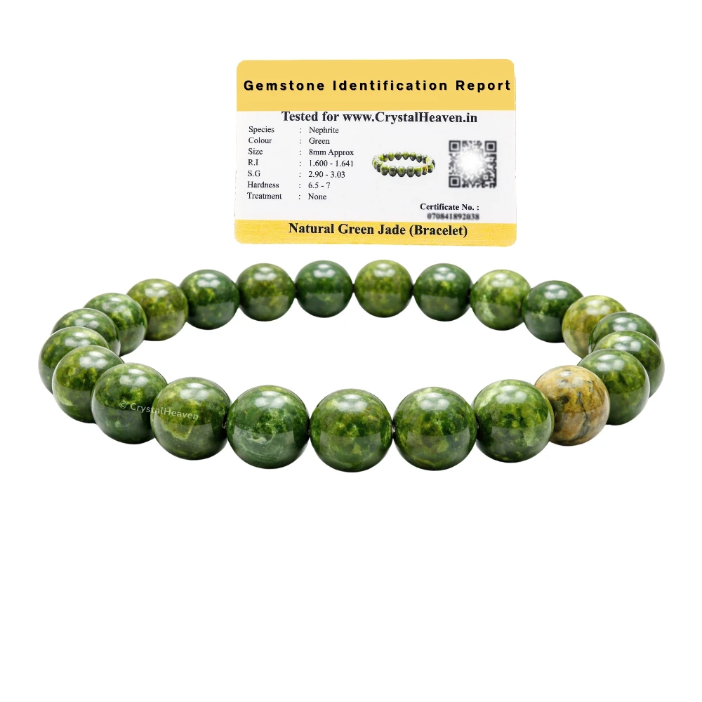 Green Jade Bracelet (Elastic)