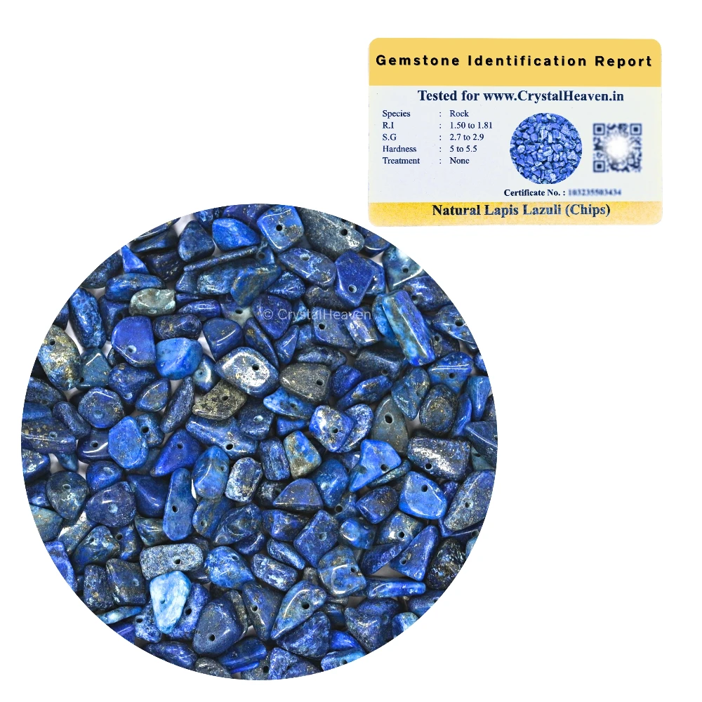 Lapis Lazuli Chips - Pre Drilled