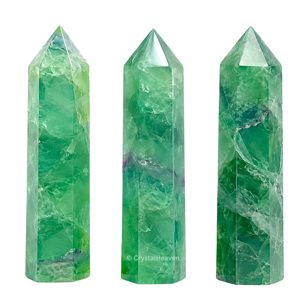 Green Fluorite Pencil Points
