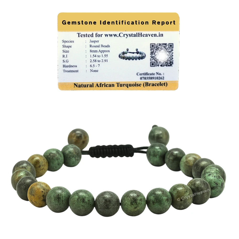 African Turquoise Bracelet (Adjustable)