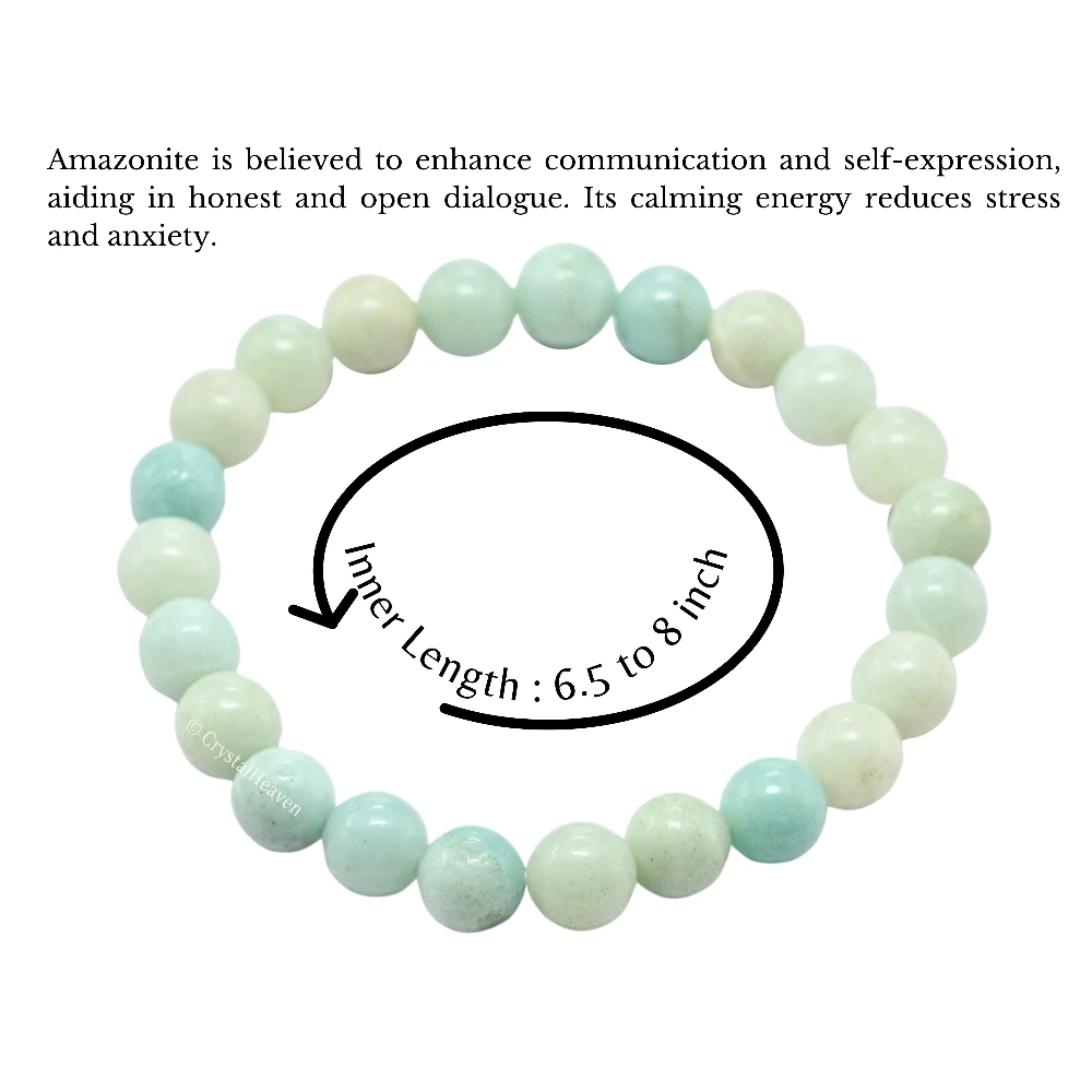 Premium Amazonite Bracelet (Elastic)