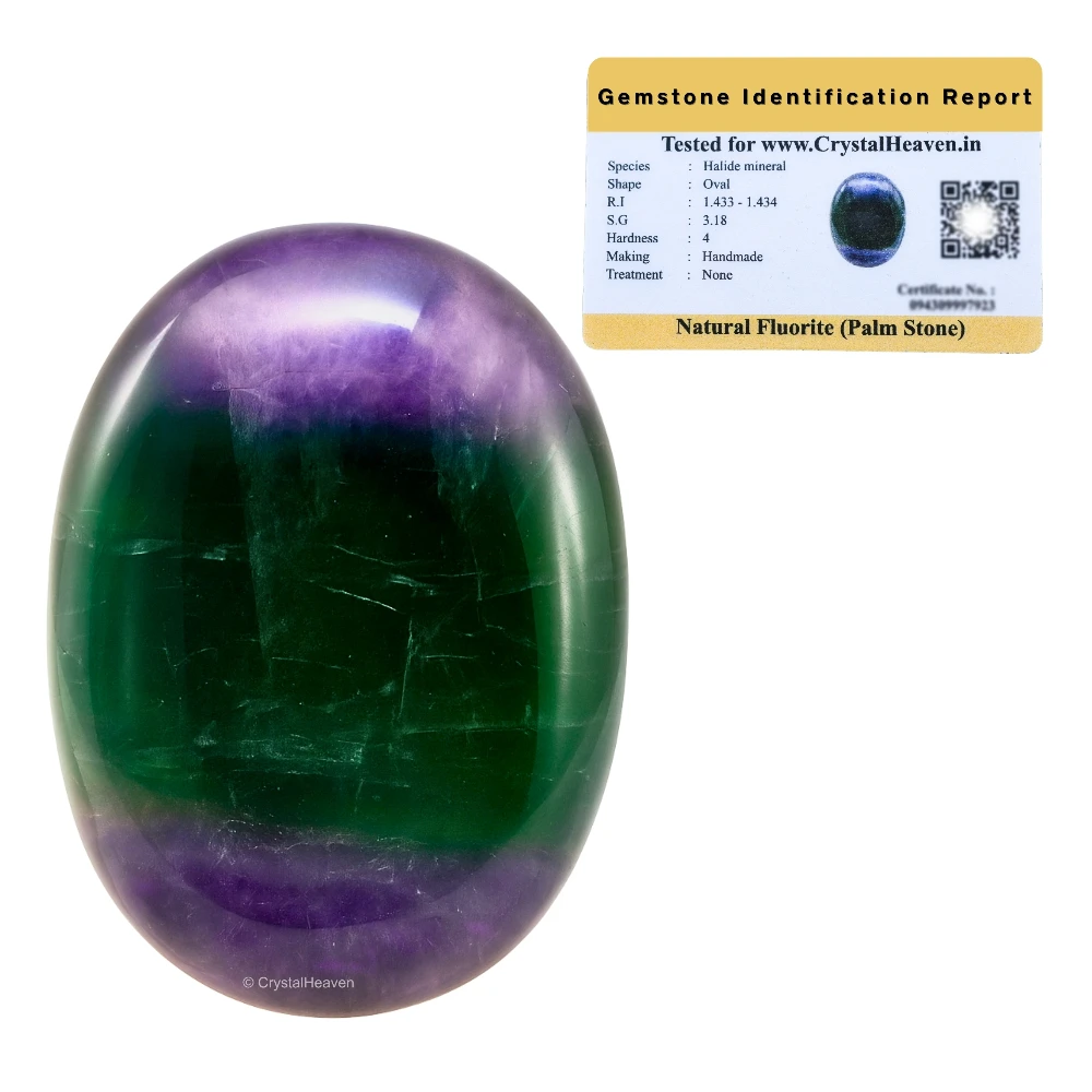 Fluorite Palm Stone