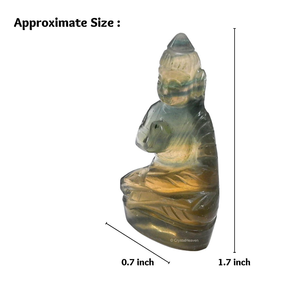 Fluorite Buddha Statue