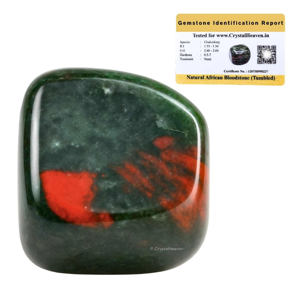 Tumbled African Bloodstone Stones (30 Gram)