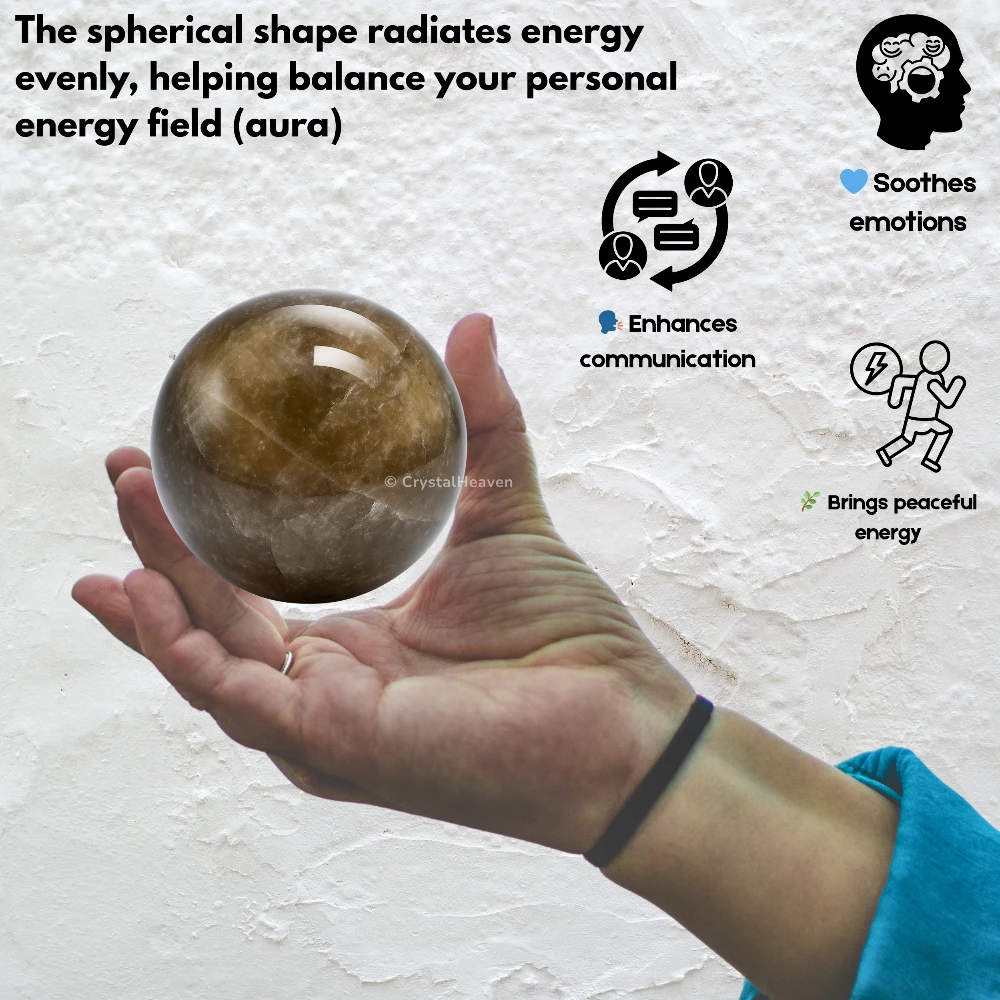 Smoky Quartz Sphere (2 Inch)