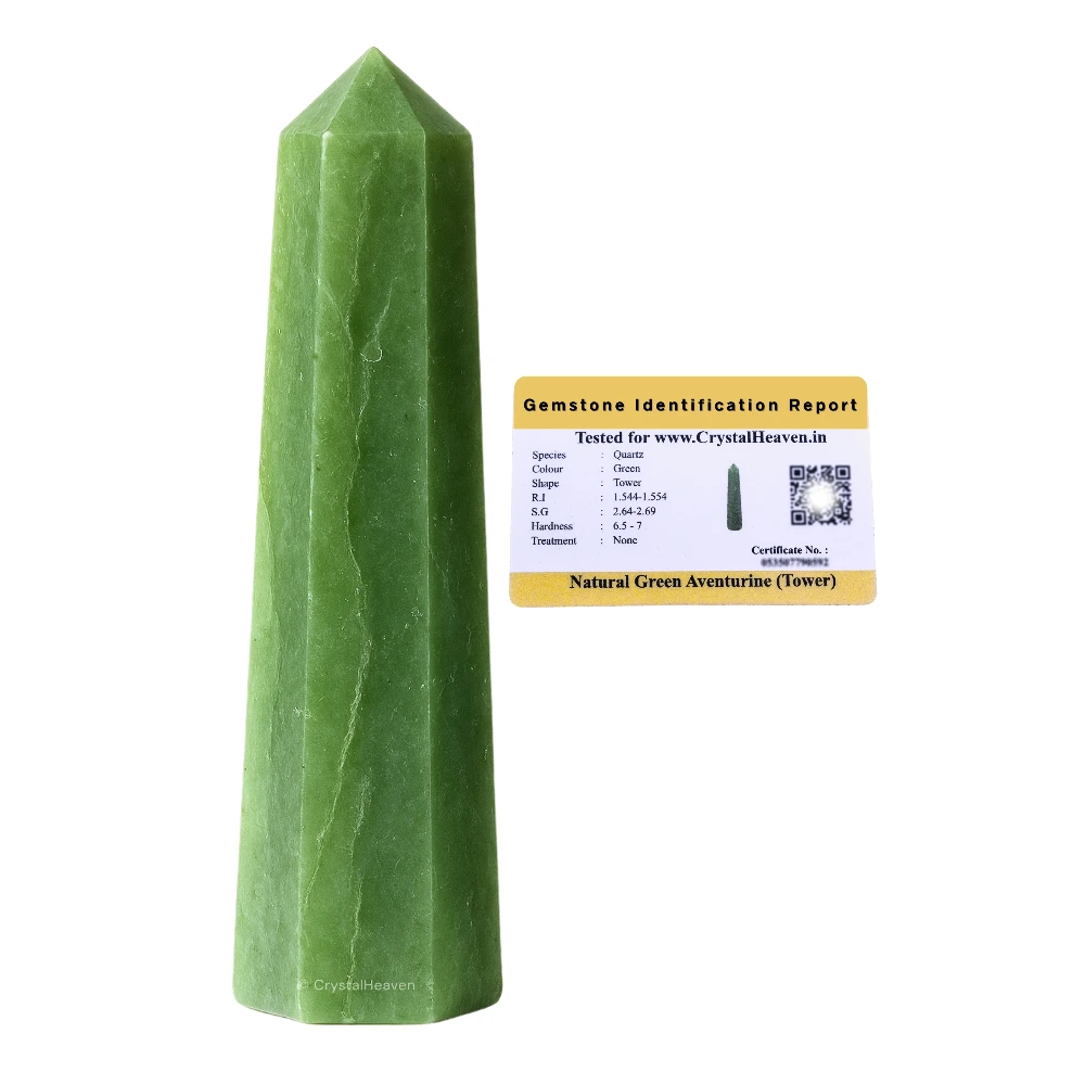 Light Green Aventurine Crystal Tower (2" to 3" inch)