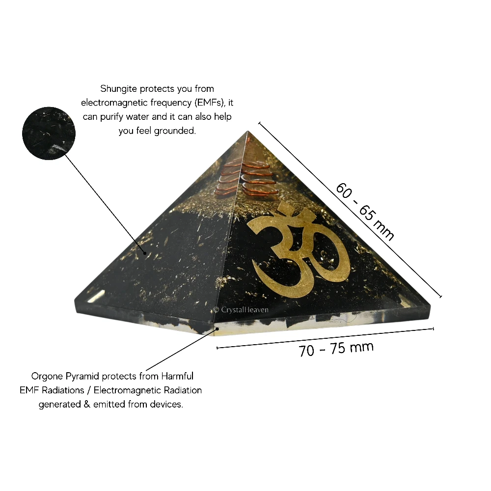 Shungite Orgone Pyramid (OM)