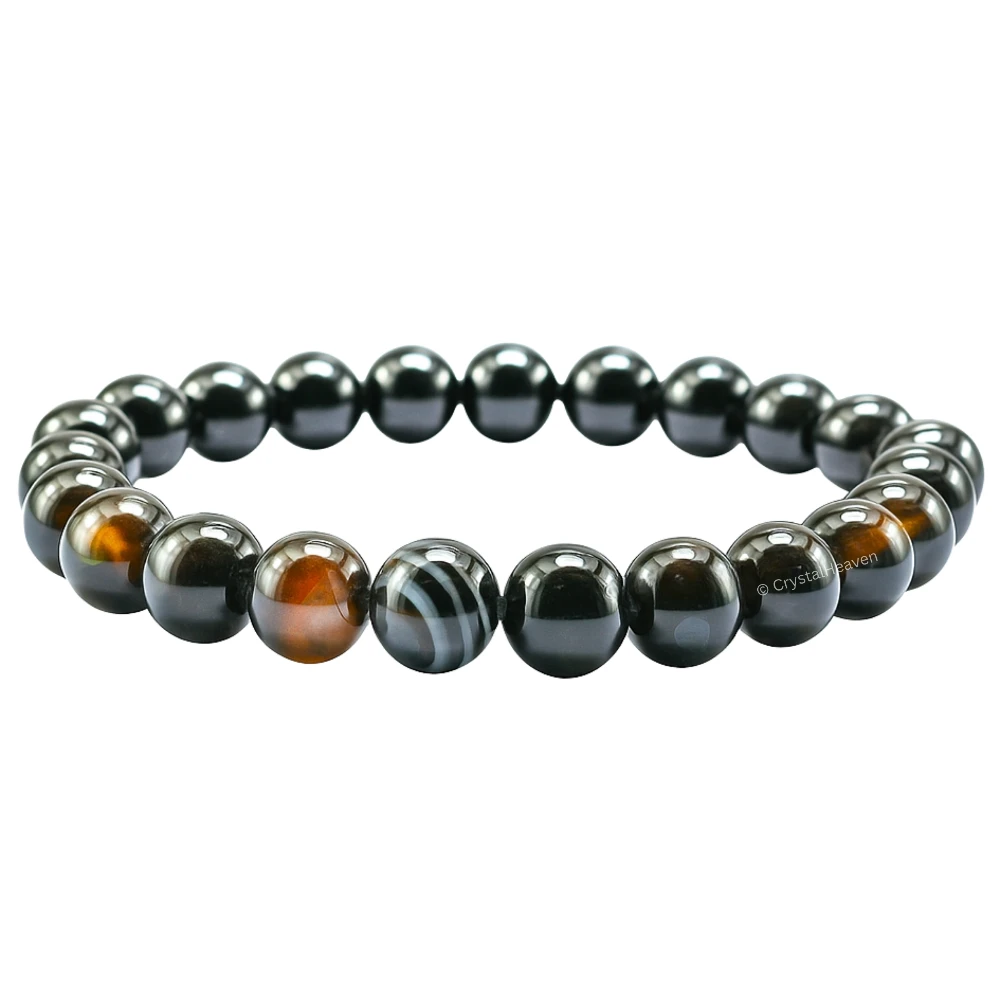Black Sulemani Hakik Bracelet (Elastic)
