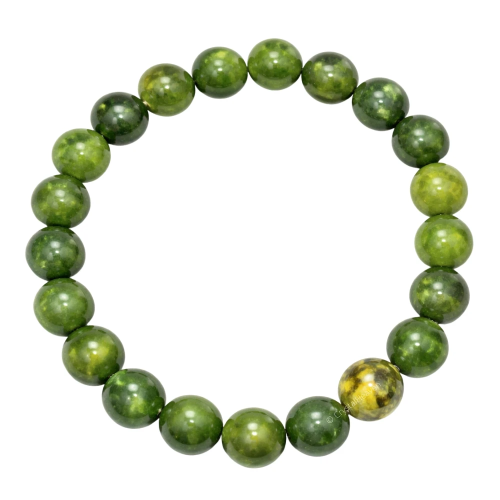 Green Jade Bracelet (Elastic)
