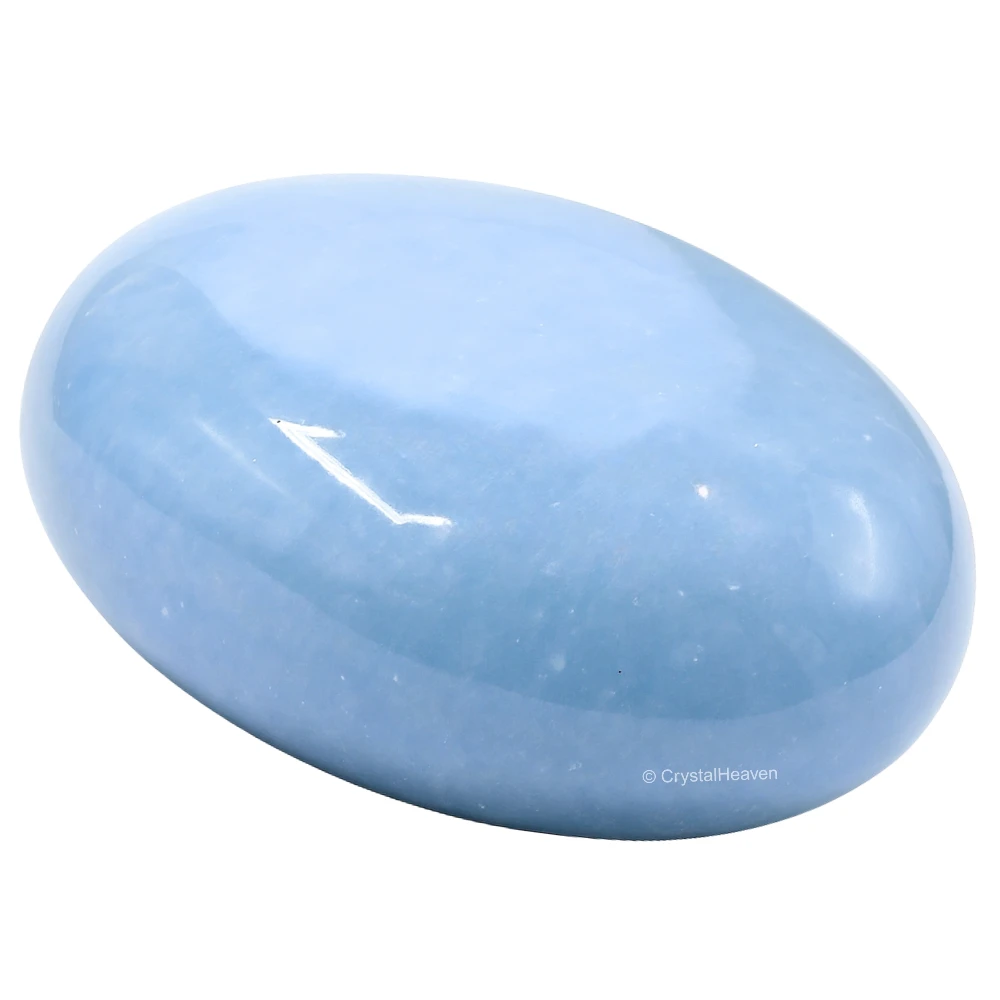 Angelite Palm Stone