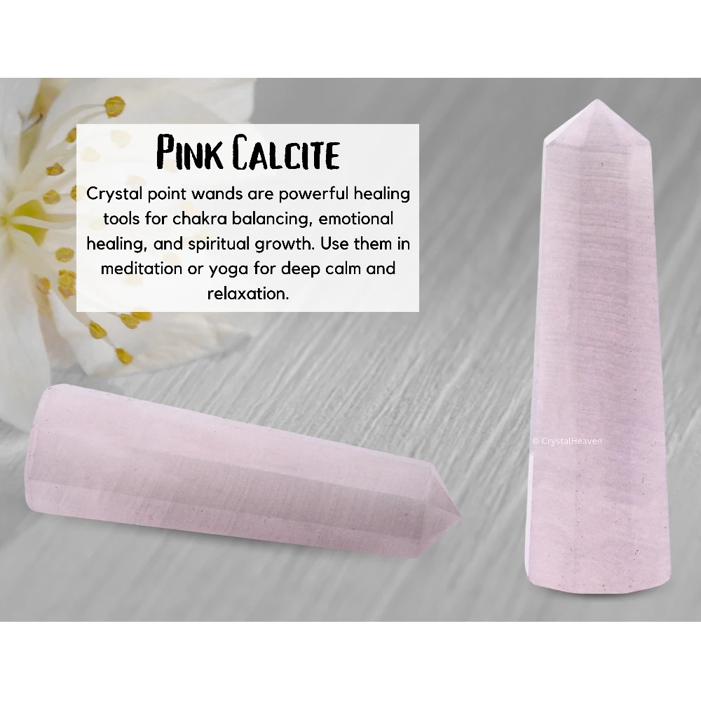 Pink Calcite Crystal Tower (2" to 3" inch)
