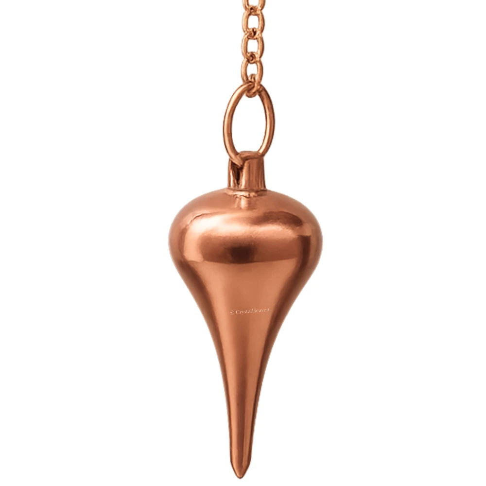Metal Brass Pendulum - Dome Cone Point Copper (MP120)