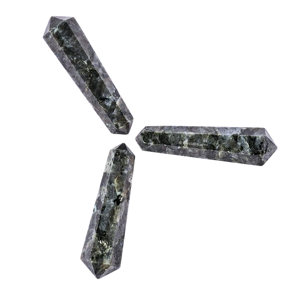 Larvikite Pencil Points (Double Terminated) (Set of 10)