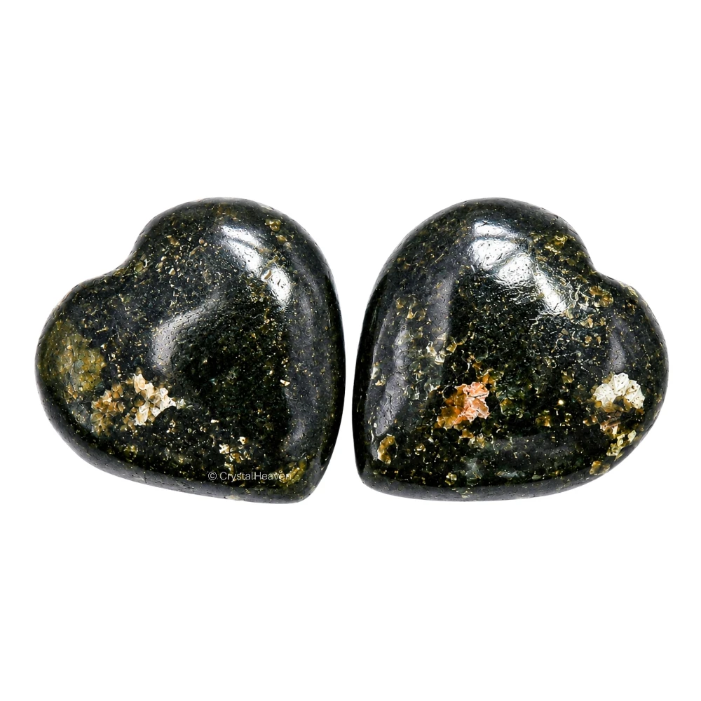 Nuummite Mini Heart (Pack of 2)