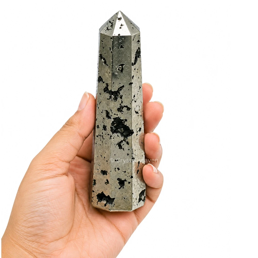 Raw Pyrite Crystal Tower (2" to 3" inch)