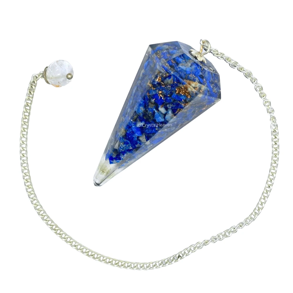 Lapis Lazuli Crystal Orgone Pendulum