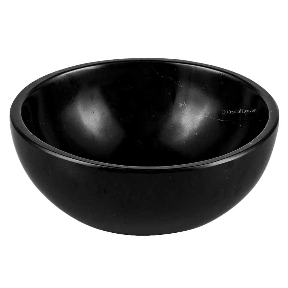 Black Tourmaline Crystal Bowl - 3 Inch