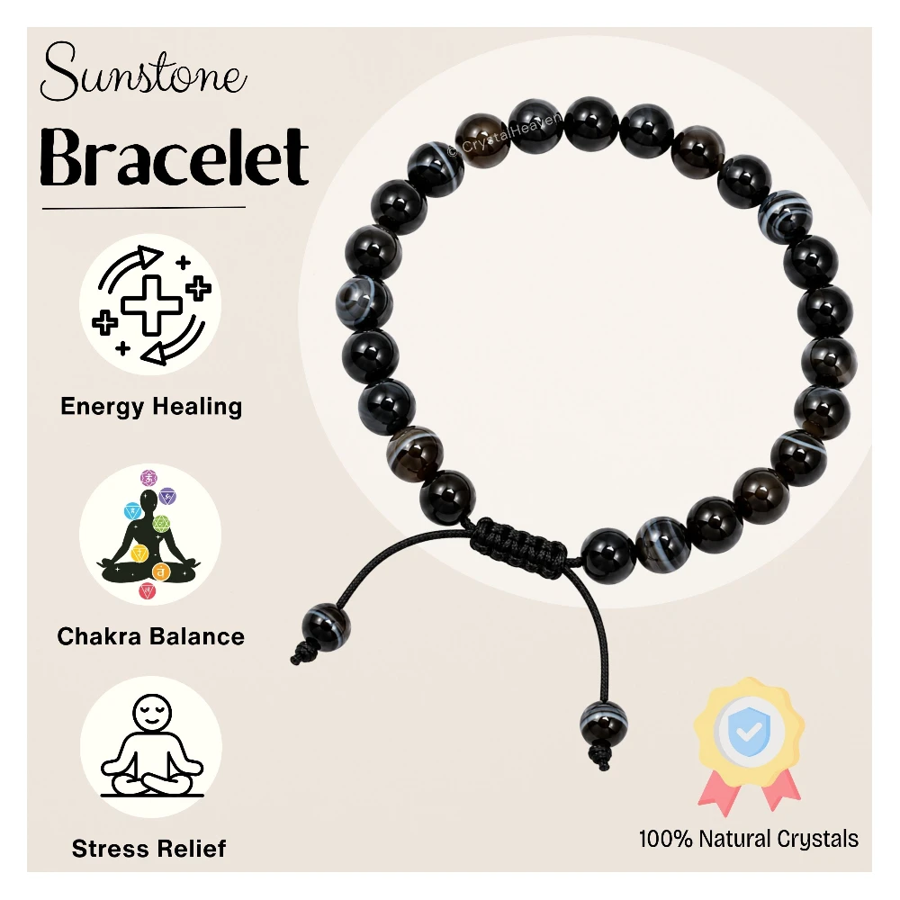Black Sulemani Hakik Bracelet (Adjustable)