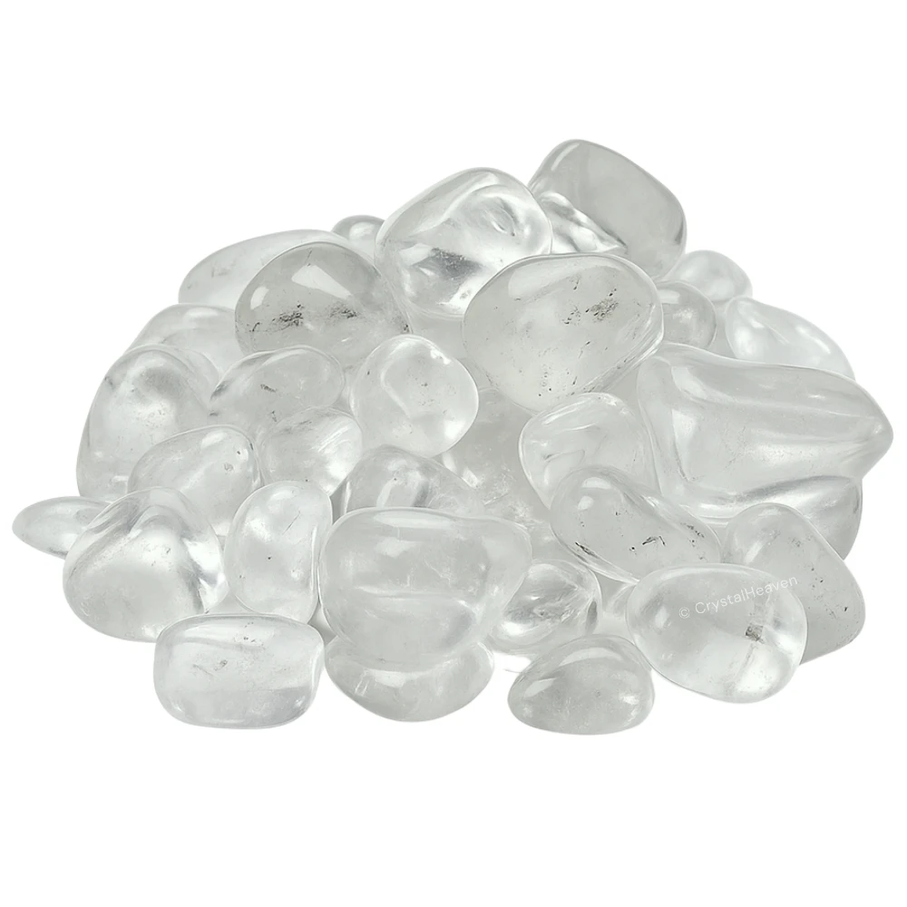 Tumbled Clear Quartz Stones (Premium Quality)