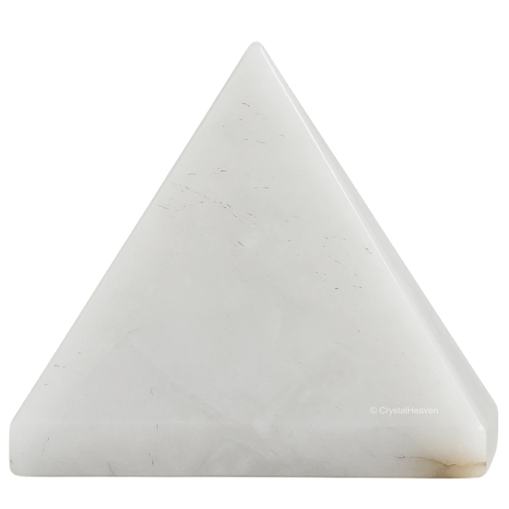 Snow Quartz Pyramid (2 Inch)