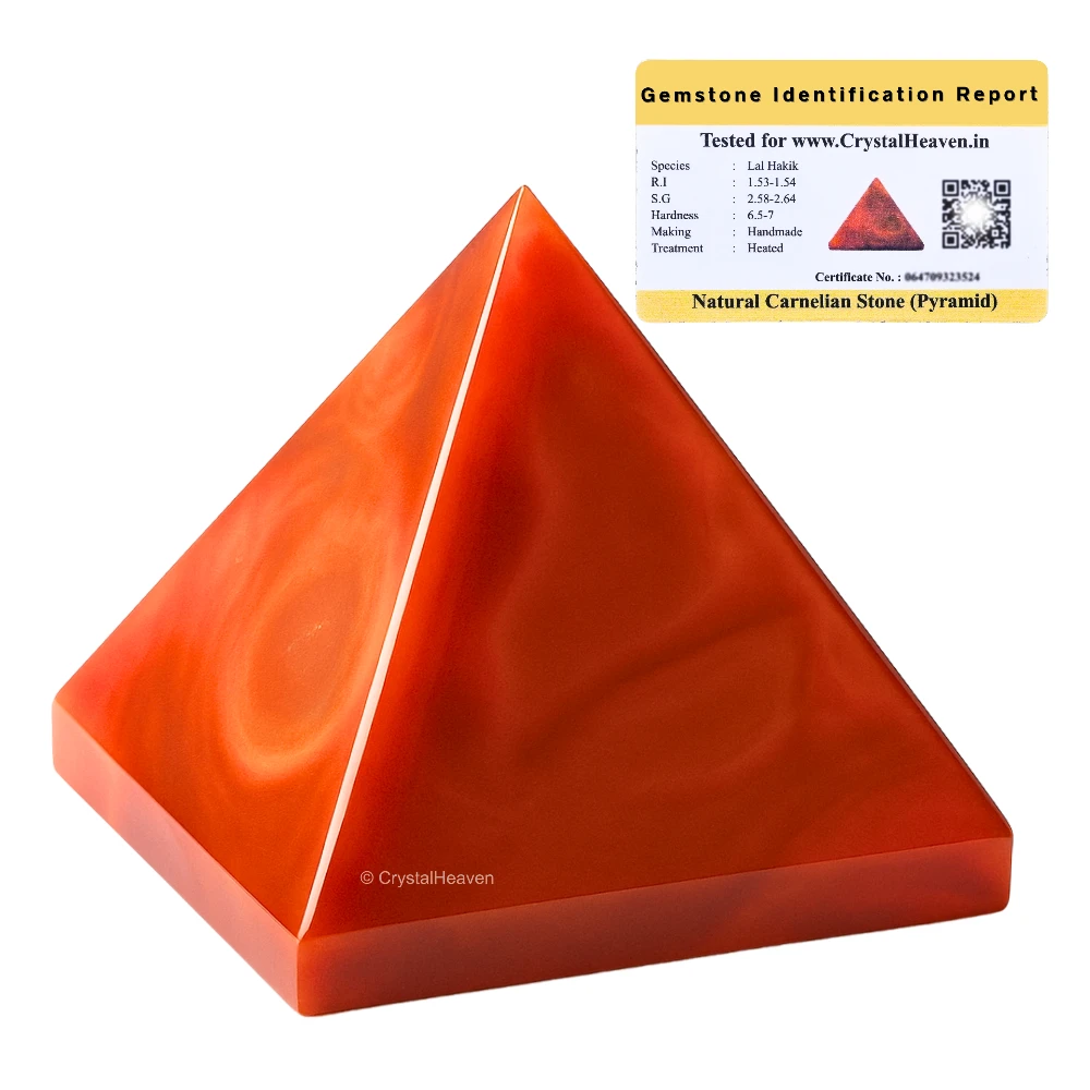 Carnelian Pyramid (2 Inch)