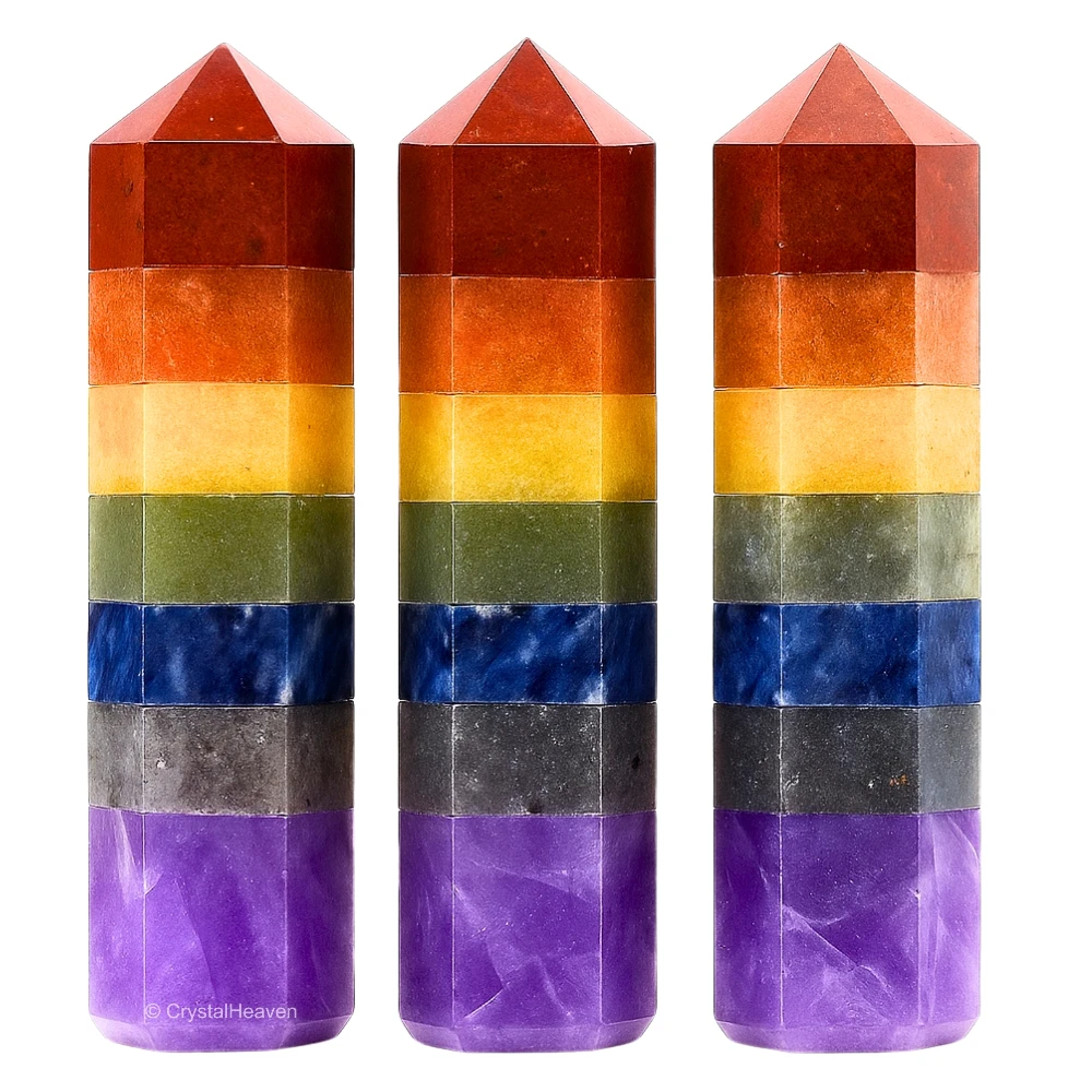 7 Chakra Pencil Points (Set of 3)