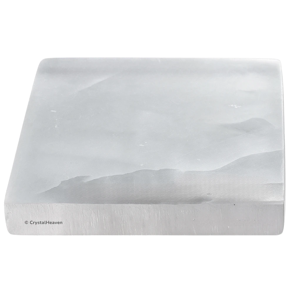 Selenite Charging Plate - Square (3 inch)
