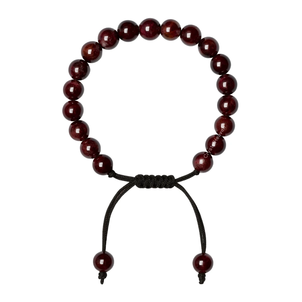 Garnet Bracelet (Adjustable)