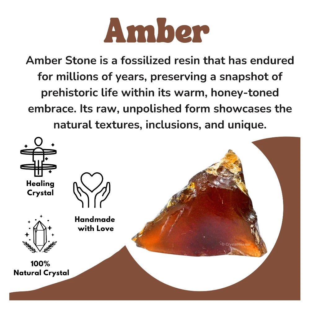 Raw Amber Crystals (1 Piece)