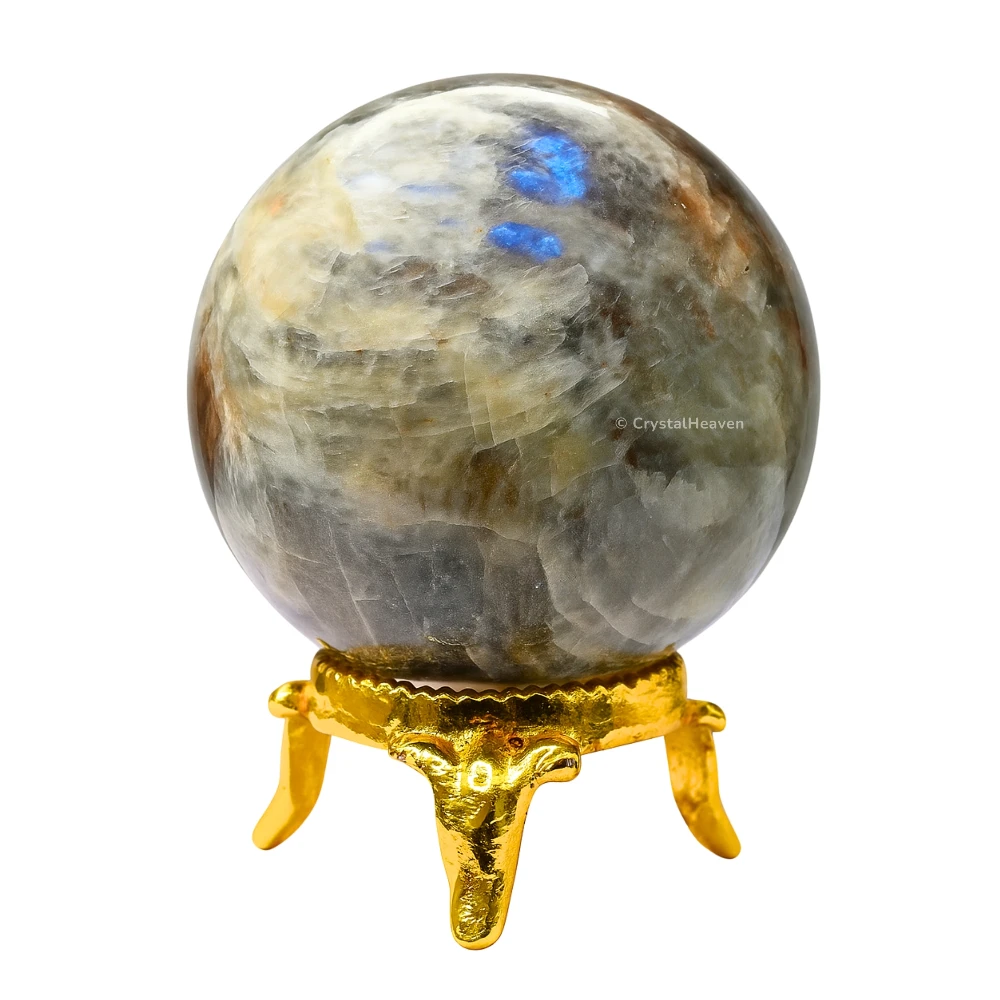Sun Moonstone Sphere (2 Inch)