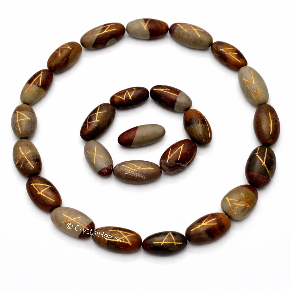 Narmada Shiva Lingam Rune Stones Set