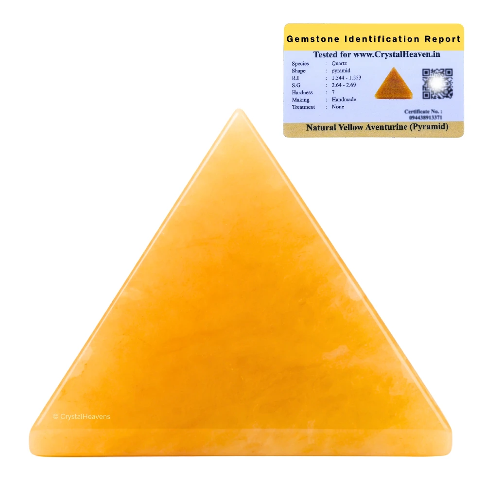 Yellow Aventurine Pyramid (1 Inch)