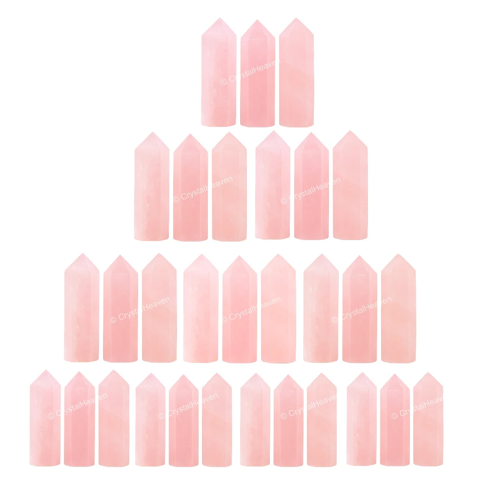 Rose Quartz Pencil Points (Set of 3)