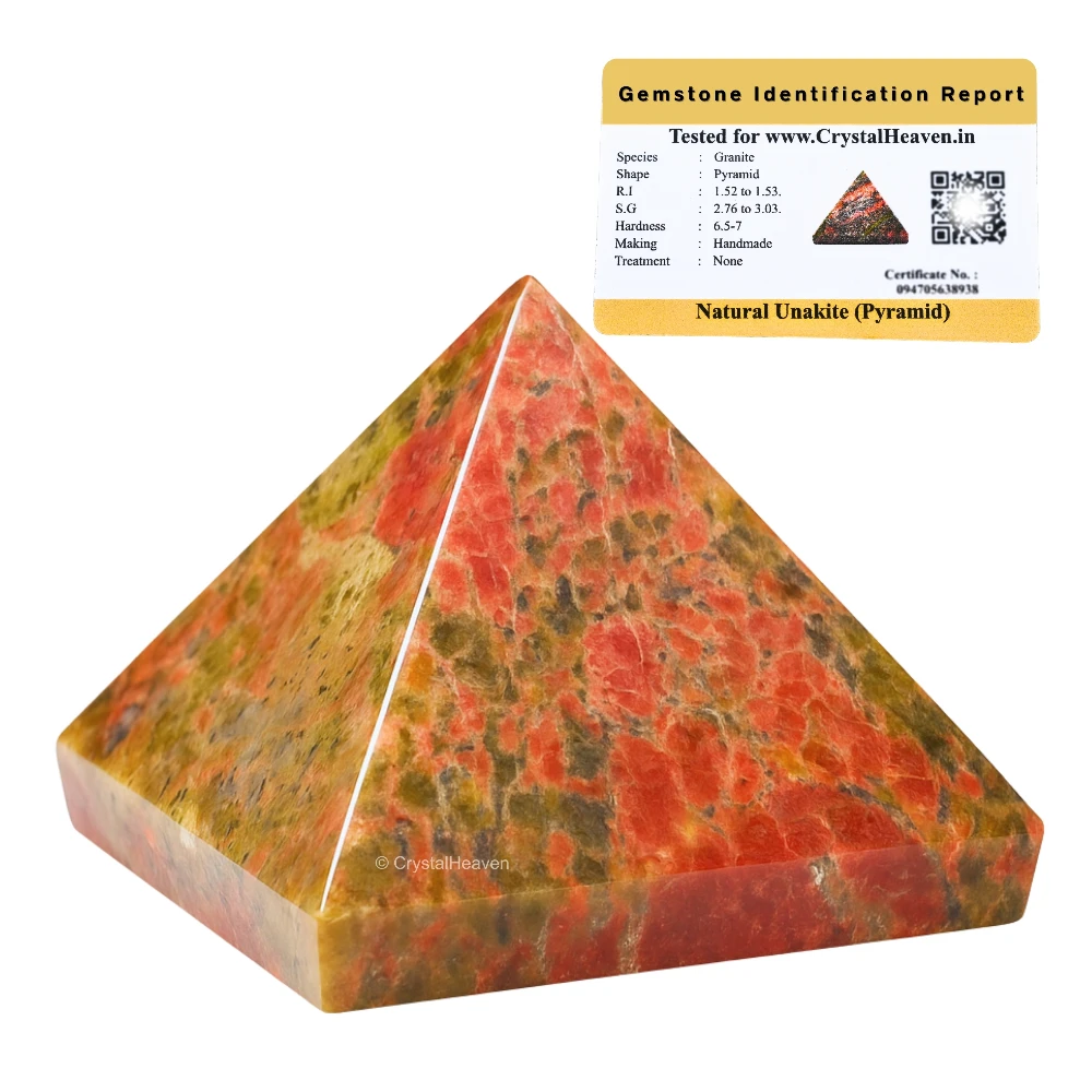Unakite Pyramid (2 Inch)