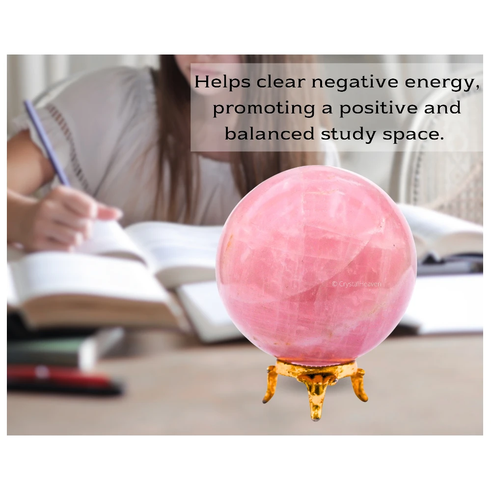 Large Rose Quartz Sphere (3 Inch)