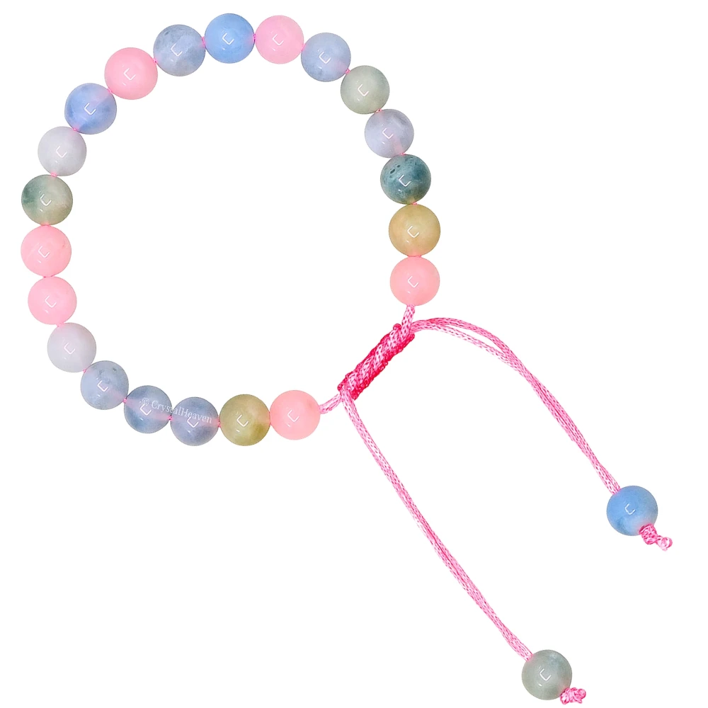 Natural Morganite Bracelet (Adjustable)